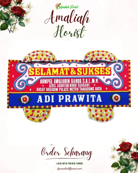 Papan Bunga Ucapan Selamat Jepang