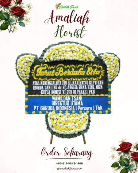 Papan Bunga Duka Jepang